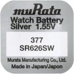   Murata (Sony) SR66 LR626 AG4 LR66 376 377 ezüst-oxid 1,55V gombelem