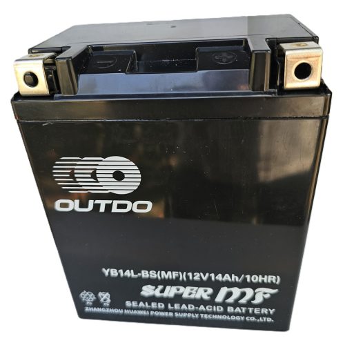 OUTDO YB14L-BS(MF) 12V 14Ah 220A motor akkumulátor