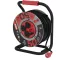  Kültéri kábeldob 50 m / 4 aljzat / fekete / gumi-neoprén / 230V / 1,5 mm2 P19223