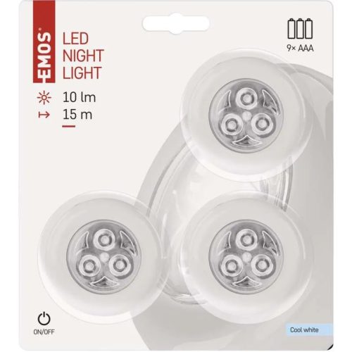 EMOS LED éjjeli fény 3 dióda P3819