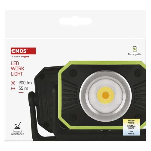 EMOS Akkumulátoros COB LED lámpa 900lm P4542