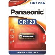 Panasonic CR123A 3V Lithium fotó elem