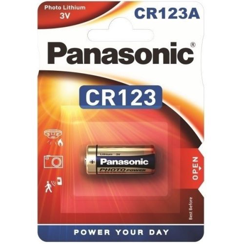 Panasonic CR123 3V Lítium fotó elem