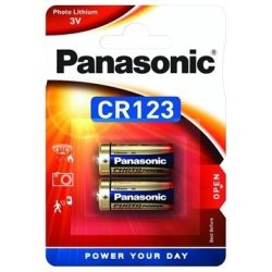 Panasonic CR123 2db 3V Lítium fotó elem