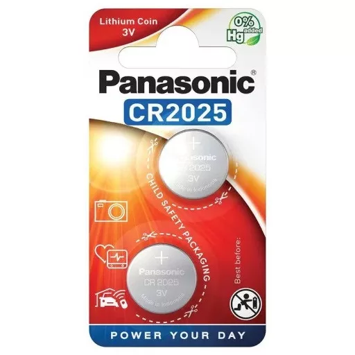 Panasonic CR2025/2 3V Lithium gombelem