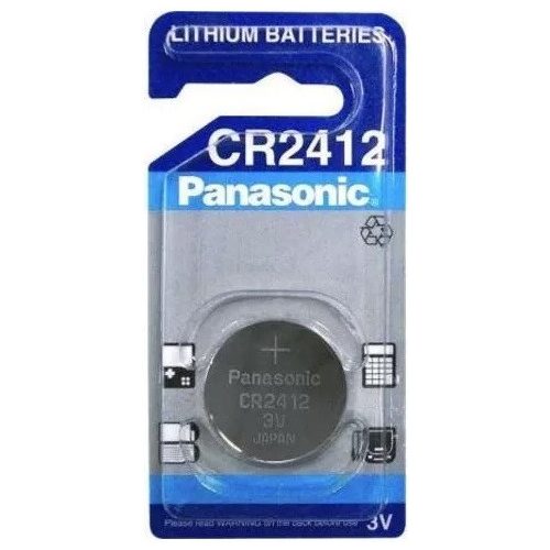 Panasonic CR2412 3V lithium gombelem 