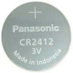 Panasonic CR2412 ipari kiszerelésű 3V Lithium gombelem 