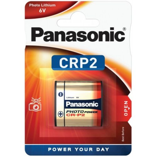 Panasonic CR-P2 2CRP2 2CR-P2 2CRP2 223 6V Foto lithium elem