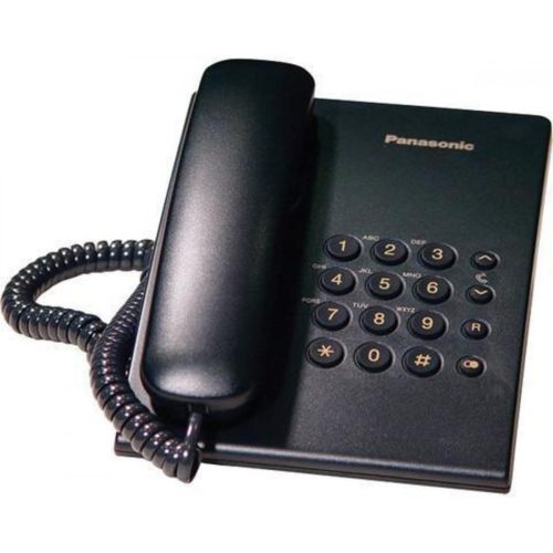 Panasonic KX-TS500HGB fekete asztali vezetékes telefon