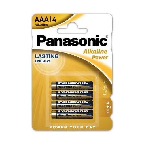 Panasonic Alkaline Power LR03APB/4BP 1,5V tartós AAA mikro elem