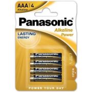 Panasonic ALKALINE Power LR03APB/4BP AAA mikro elem