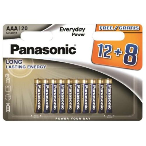 Panasonic LR03EPS/20BW Everyday Power AAA tartós mikro elem