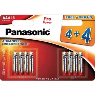   Panasonic Pro Power LR03PPG/8BW Alkaline 1,5V AAA tartós mikro elem
