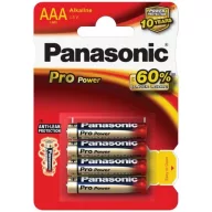   Panasonic Pro Power LR03/4BP Alkaline 1,5V tartós AAA mikro elem