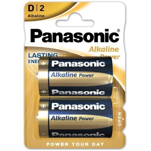 Panasonic Alkaline Power LR20 bl/2 1,5V D tartós góliát elem