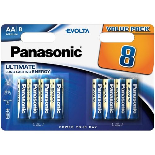 Panasonic EVOLTA LR6EGE/8BW 1,5V tartós AA ceruza elem