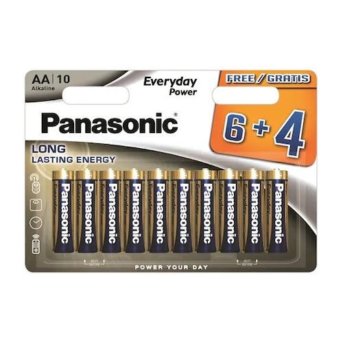 Panasonic Everyday Power LR6EPS/10BW AA tartós ceruza elem