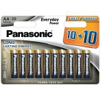 Panasonic Everyday Power LR6EPS/20BW AA tartós ceruza elem