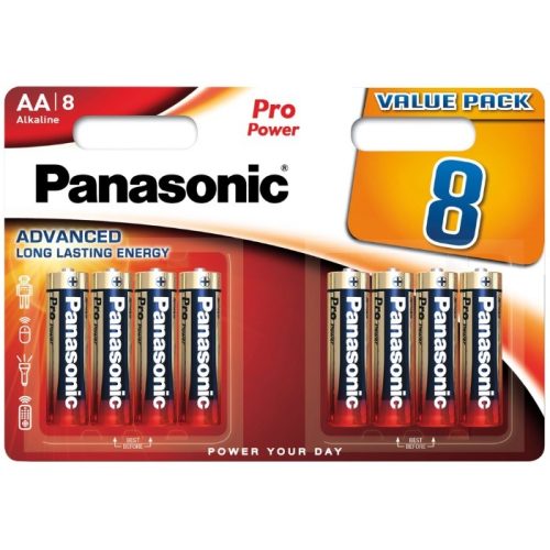 Panasonic Pro Power LR6PPG/8BW 1,5V tartós AA ceruza elem