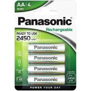 Panasonic HHR3XXE 4BP 2450mAh AA ceruza tölthető elem