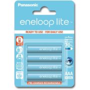 Panasonic eneloop lite BK-4LCCE/4BE 1,2V 550mAh NiMh HR03 AAA mikro tölthető elem