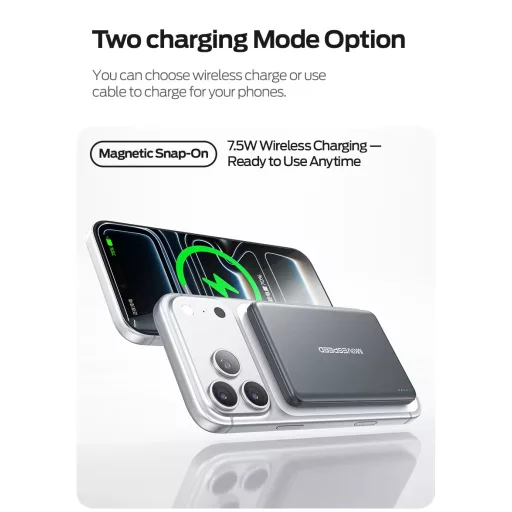 10000mAh 15W Magnetic wireless Power Bank