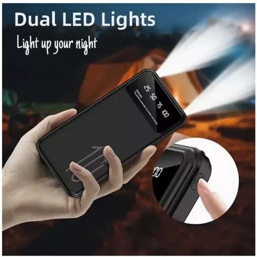 20000mAh dupla LED világításos külső akkumulátor Powerbank
