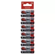 QTEC Extra Power LR6/12 Alkaline 1,5V tartós AA ceruza elem