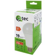 19W E27 Qtec A65 1520lm 2700K LED izzó