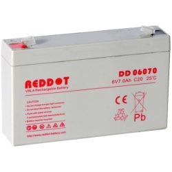 REDDOT 6V 7Ah DD06070 gondozásmentes akkumulátor