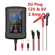 12V 2A 6V 2A 2-20Ah intelligens akkumulátor töltő
