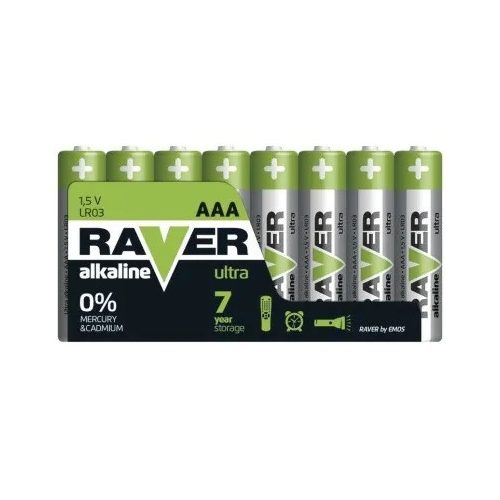 RAVER ULTRA LR03/8S B79118 1,5V tartós AAA mikro elem