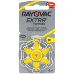   Varta Rayovac EXTRA 10 PR10 PR230 A10 DA10 6db hallókészülék elem