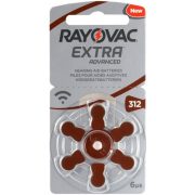 Varta Rayovac EXTRA 312 PR312 6db hallókészülék elem