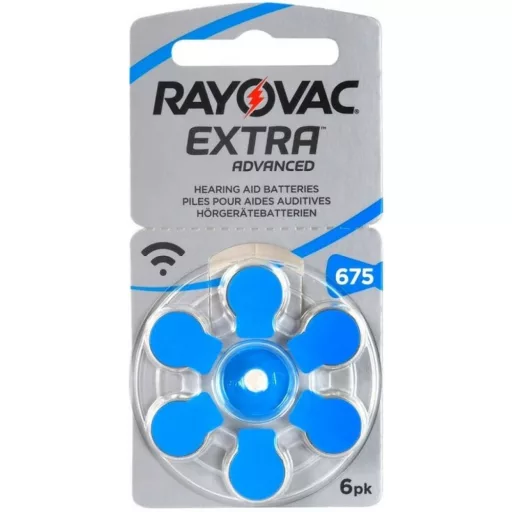 Rayovac EXTRA 675/6 PR44 1,45V hallókészülék elem