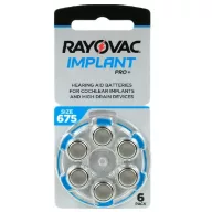 Rayovac Implant Pro+ 675/6 PR44 1,45V hallókészülék elem