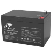   Ritar 12V 12Ah LFP12.8-12 Lítium vasfoszfát LIFEPO4 akkumulátor