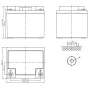 Ritar R-LFP12.8V80AH 12V 80Ah (LiFePo4) akkumulátor 