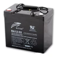 Ritar 12V 55Ah RA12-55 Longlife zárt ólomsavas zselés akkumulátor