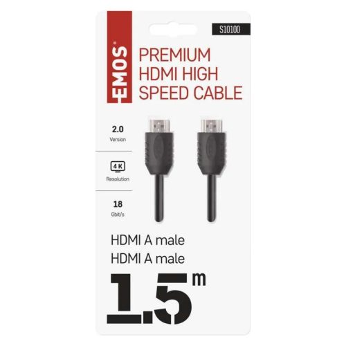 EMOS HDMI kábel 2.0 A-A dugó 1.5m