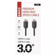 EMOS HDMI kábel 2.0 A-A dugó 3m