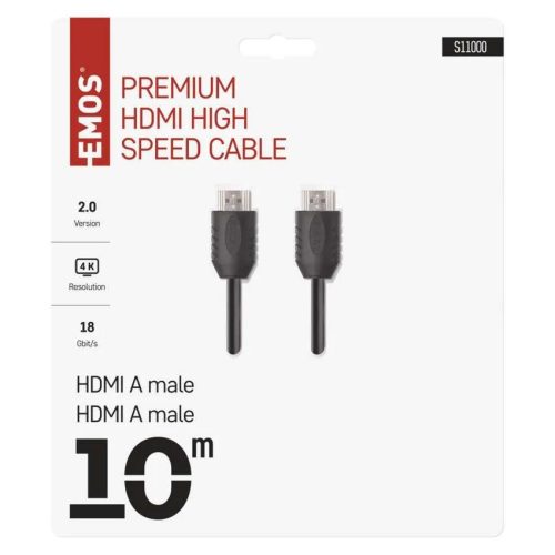 EMOS HDMI kábel 2.0 A-A dugó 10m