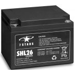 7 Stars SHL26-12 12V 26Ah szünetmentes UPS akkumulátor 