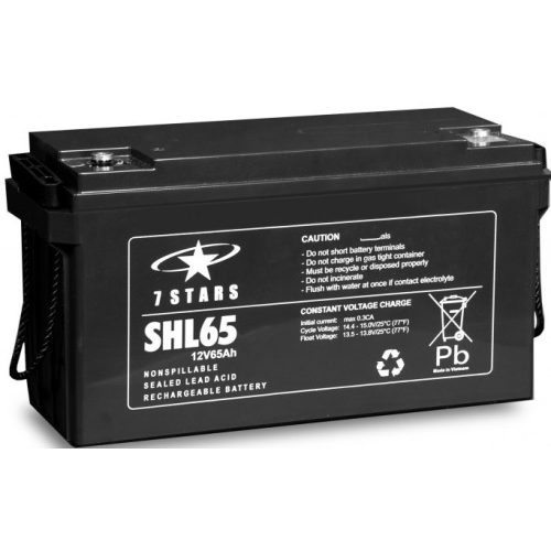 7 Stars SHL65-12 12V 65Ah szünetmentes UPS akkumulátor