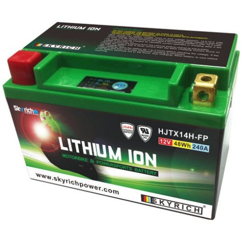 Skyrich HJTX14H-FP 12V 4Ah 48Wh 240A YTX14H-BS Litium motor akkumulátor