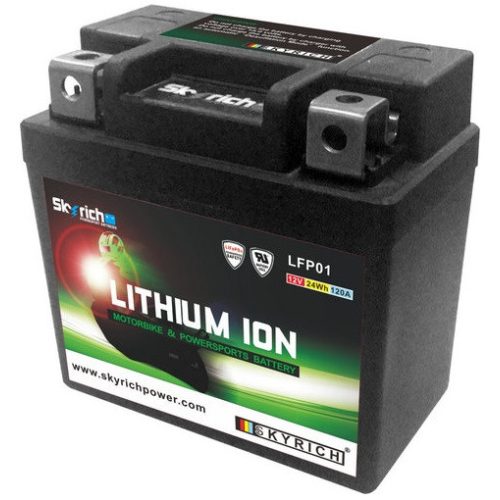 Skyrich LFP01 12V 2Ah 24Wh 120A YB3L-A Litium motor akkumulátor