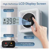 Elemes Füst és Szén-monoxid CO- érzékelő és riasztó