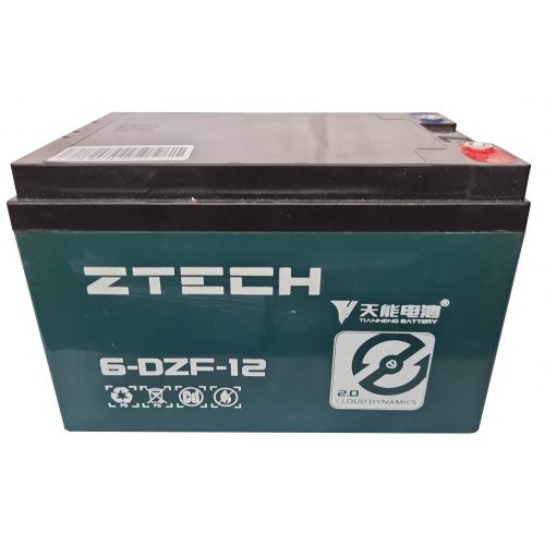 ZTECH 6-DZF-12 TIANNENG 12V 12Ah elektromos kerékpár akkumulátor