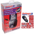   TecMate OptiMate 5 6-12V/4-3A/3-160Ah/3-120Ah Profi AGM/Deep cycle/GEL/SLI/STD/VRLA automata töltő