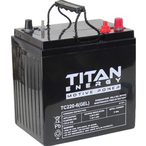Titan Energy ciklikus gél akkumulátor TC220-6